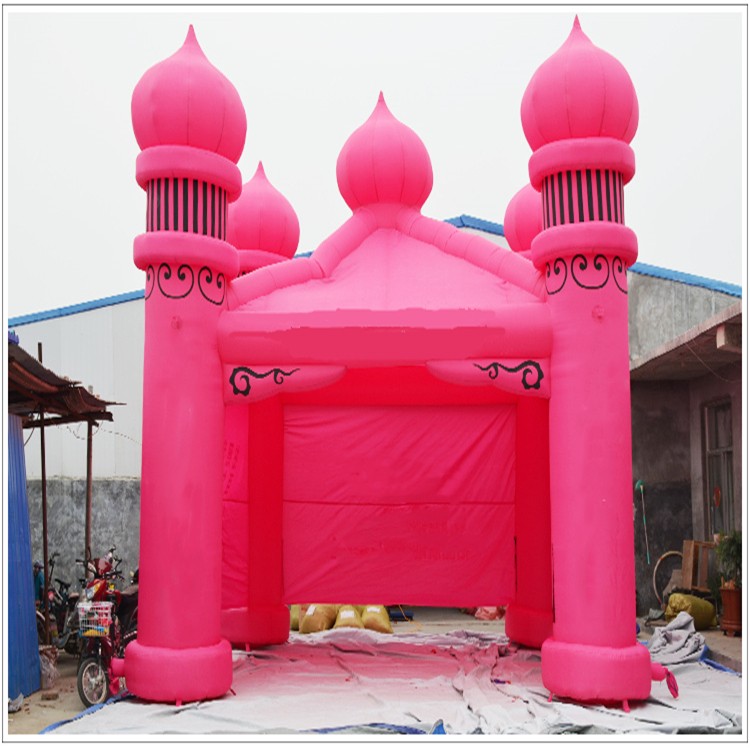 东光粉色帐篷